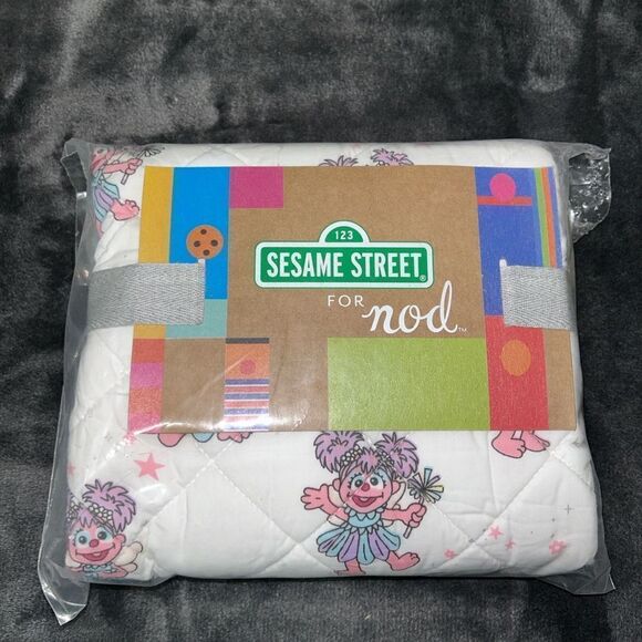 NWT Land of nod Abby Cadabby changing pad cover Sesame Street - Picture 1 of 2